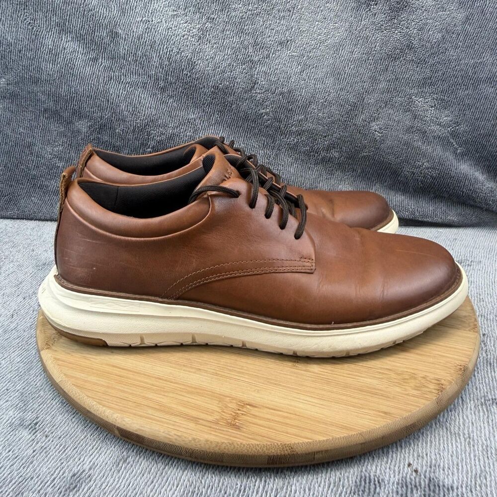 Cole Haan Shoes Mens Size 9.5 Brown Leather Low Top Casual Sneakers C40303